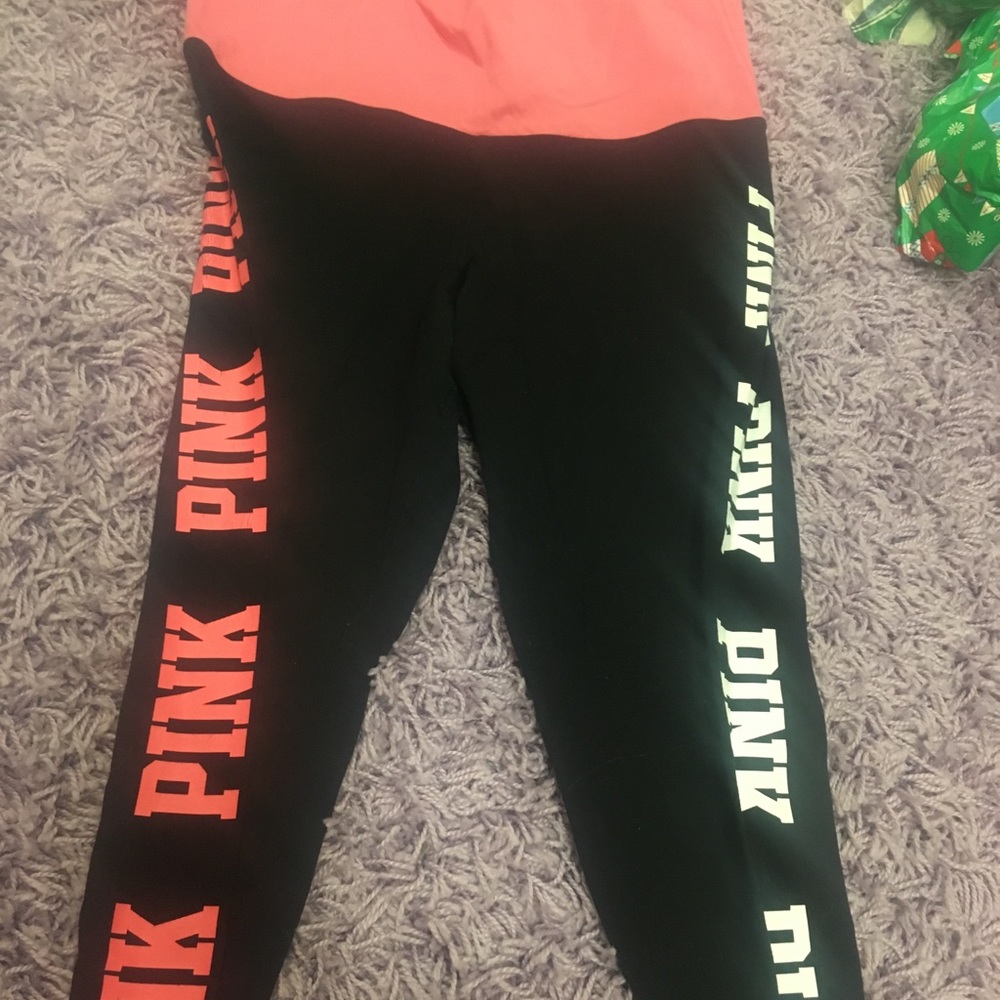 PINK- Large Leggings